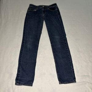 American Eagle Skinny Jeans Women 6 Blue Excellent Super Stretch 09/13 8301